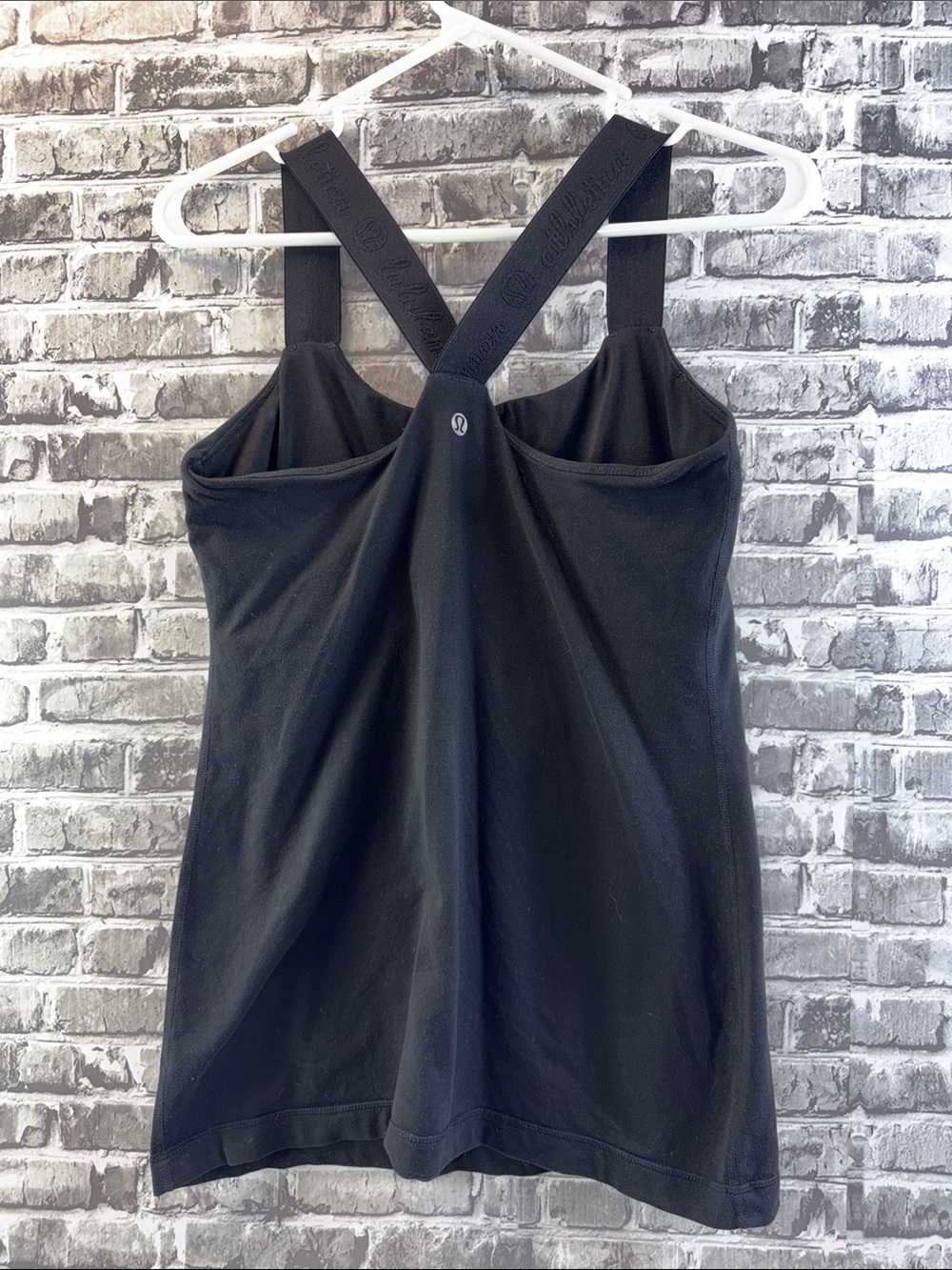 lululemon athletica Black Crossback Athletic Tank